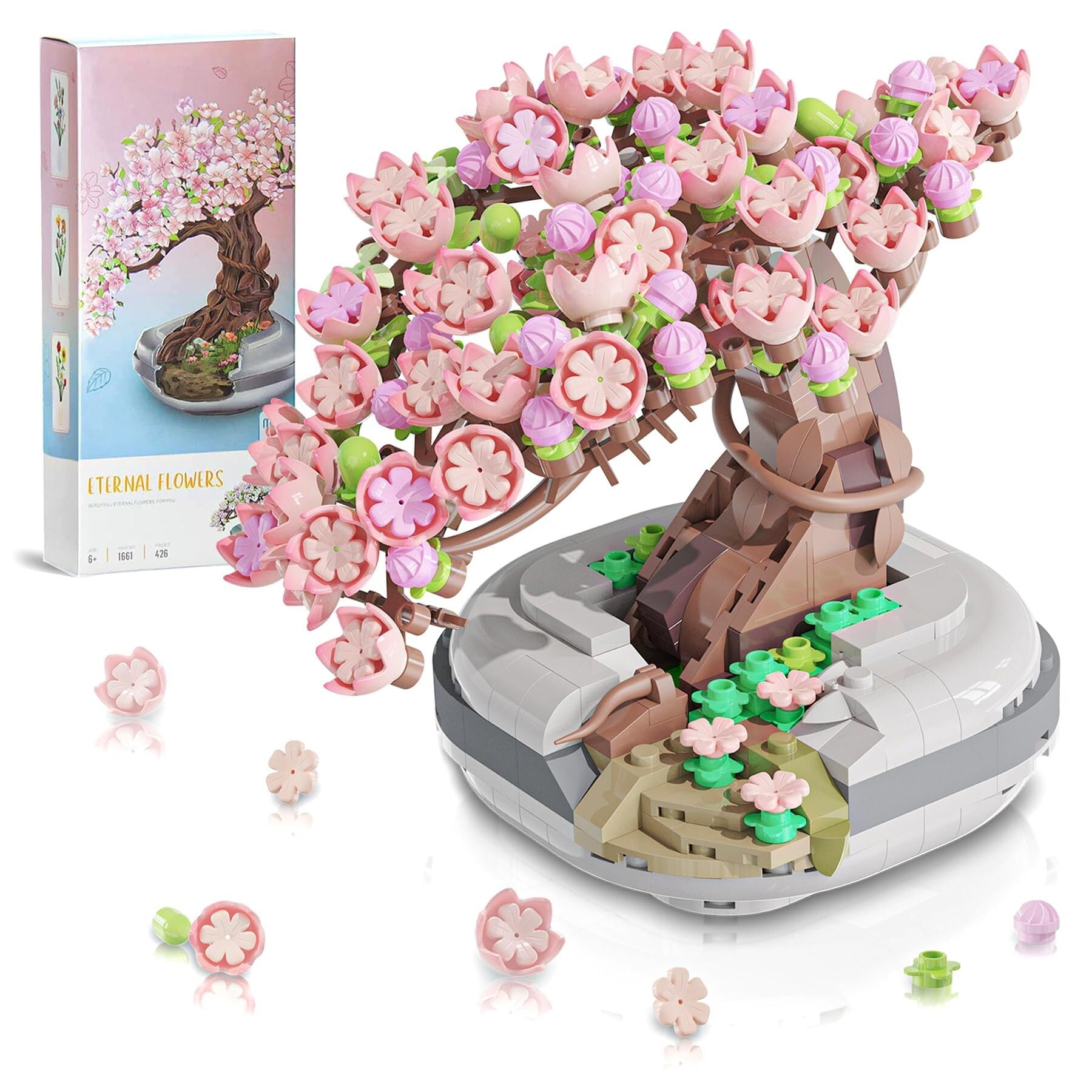 Capezio Ballet Shoes Cherry Blossom Bonsai Tree Building Set