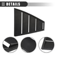 thumbnail image 6 of Unique Bargains 1 Set Rear Side Window Louvers Vent Cover for Hyundai Elantra ABS Black, 6 of 6