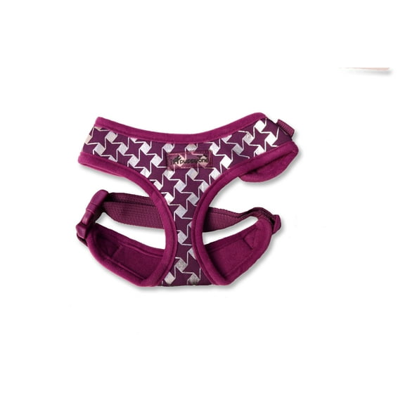 IPuppyone Adjustable Dog Soft Harness "Crackle" Size:XSmall Color:Purple