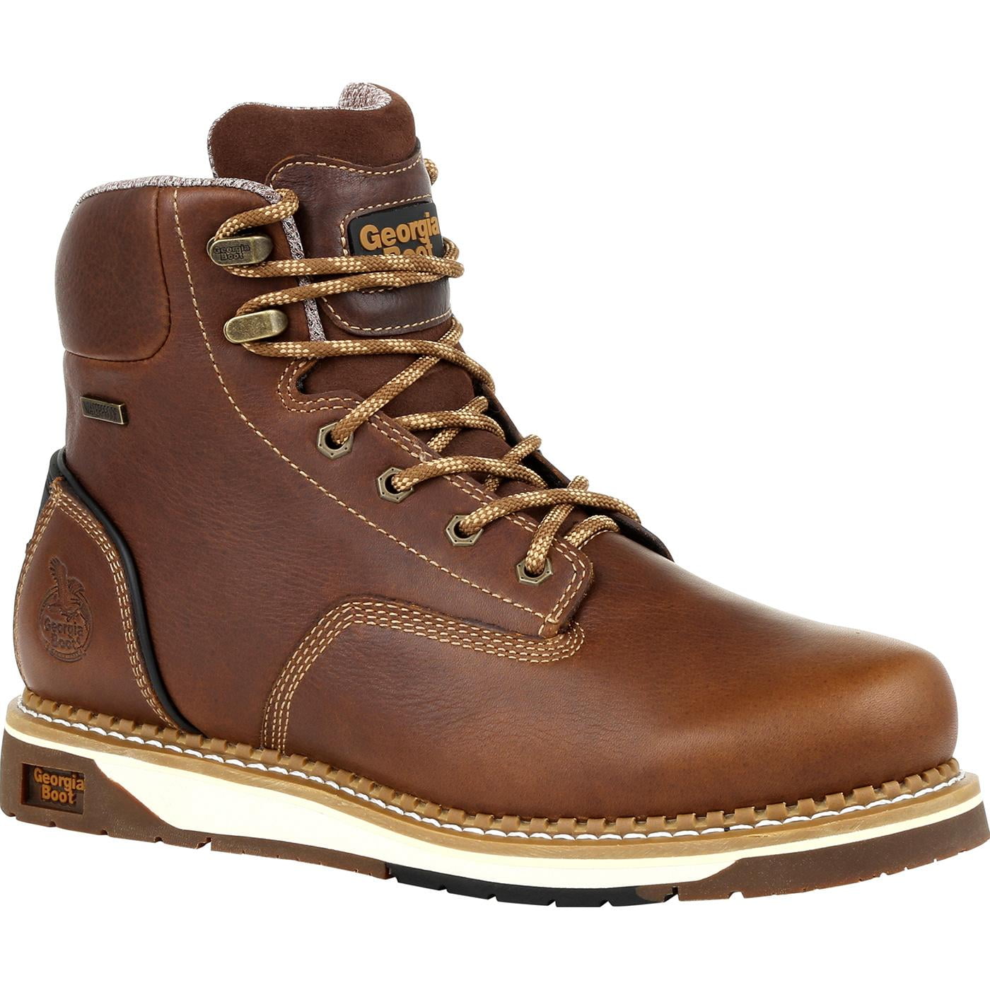 georgia steel toe wedge work boots