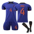 thumbnail image 1 of 18Bule 4BF.de Jong 21 # Virgil 4 # Memphis 10 # Uniformes de fútbol con calcetines para niños y niñas 2023 Uniformes de fútbol de alta calidad Equipo de fútbol de alta calidad Je esquí esquí Gafas de esquí, 1 of 1
