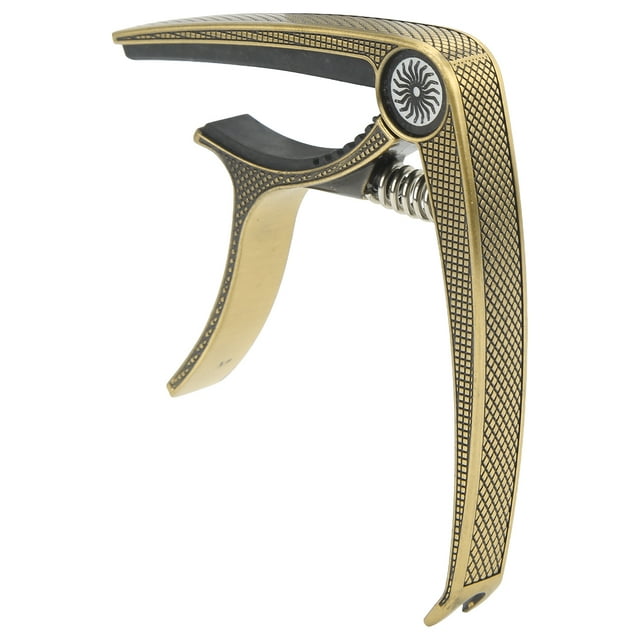 Trigger Capo, High Strength Stylish Appearance Acoustic Guitar Capo For Playing Bronze