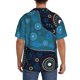 thumbnail image 3 of Fotbe Bohemian Turtle Camisa Estampada de Manga Corta para Hombre, Casual de Verano, Estilo Playero, Sin Arrugas-XX-Large, 3 of 5