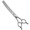 thumbnail image 1 of Fenice Professional 7 inch JP VG10 Steel Super Curved 38 Dog Grooming Shears Curved Chunker Scissors for Dogs Thinning Rate 80%, 1 of 5