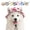 Pink, variant on Adjustable Cotton Dog Sun Hat with Ear Holes, Tie Dye Printed Breathable Pet Trucker Hat UV Protection Outdoor Cap for Small Medium Dogs & Cats