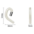 thumbnail image 3 of Auriculares Bluetooth sin tapones para los oídos, auriculares manos libres con cancelación de ruido y gancho para la oreja con micrófono, 3 of 5