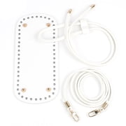 Kloware Bag Knitting Set Shoulder Strap Crochet Bag Handmade for Purse Making White