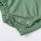thumbnail image 3 of Body De Bebé Canastilla Onesies Para Niños Pequeños Otoño Primavera Niñas Niños Lindo Mameluco Manga Larga Botón Sudadera Monos Verde Odeerbi LM103-4241, 3 of 5