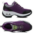thumbnail image 4 of Stepedia Hiking Shoes Women Outdoor Lightweight Air Cushion Boots for Trekking Camping Walking Running, Purple, 4 of 6