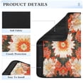 thumbnail image 4 of Qxltty Vintage Orange and White Floral Car Seat Strap Pads are Soft and Snug Fitting for All Cars Backpacks Pushchair, 4 of 8