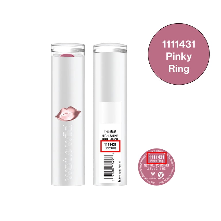 wet n wild Mega Last High-Shine Lip Color, Pinky Ring - Walmart.com