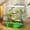 Green, variant on PawHut Hamster Cage with Wheel and Water Bottle
