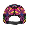 thumbnail image 4 of Goofa Colorful Floral Embroidery Mexican Printed Baseball Cap for Men and Women - Adjustable Unisex Hat for Sports and Casual Wear,Sun protection Casual Outdoor Everyday Fashion Cap, 4 of 9