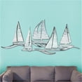 thumbnail image 1 of Sailing Fleet Costal Wooden Wall Decor, 1 of 1
