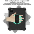 thumbnail image 5 of SaniMore for iPad 10th Generation 10.9" 2022 Case with 360° Rotatable Hand Strap, EVA & PC Case with Pencil Holder & Shoulder Strap Multi-Angle Kickstand Shockproof Protective Case, Black+Mint, 5 of 7