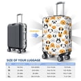 thumbnail image 2 of Luggage Cover Anti Scratch, Dog Faces Elastic Suitcase Protector Fits 18-32 Inch Luggage, 2 of 2
