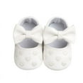 thumbnail image 5 of Toddler Baby Girls Soft Soled Bow-knot Crib Shoes First Walkers Newborn Cute Non-slip Prewalker, 5 of 6