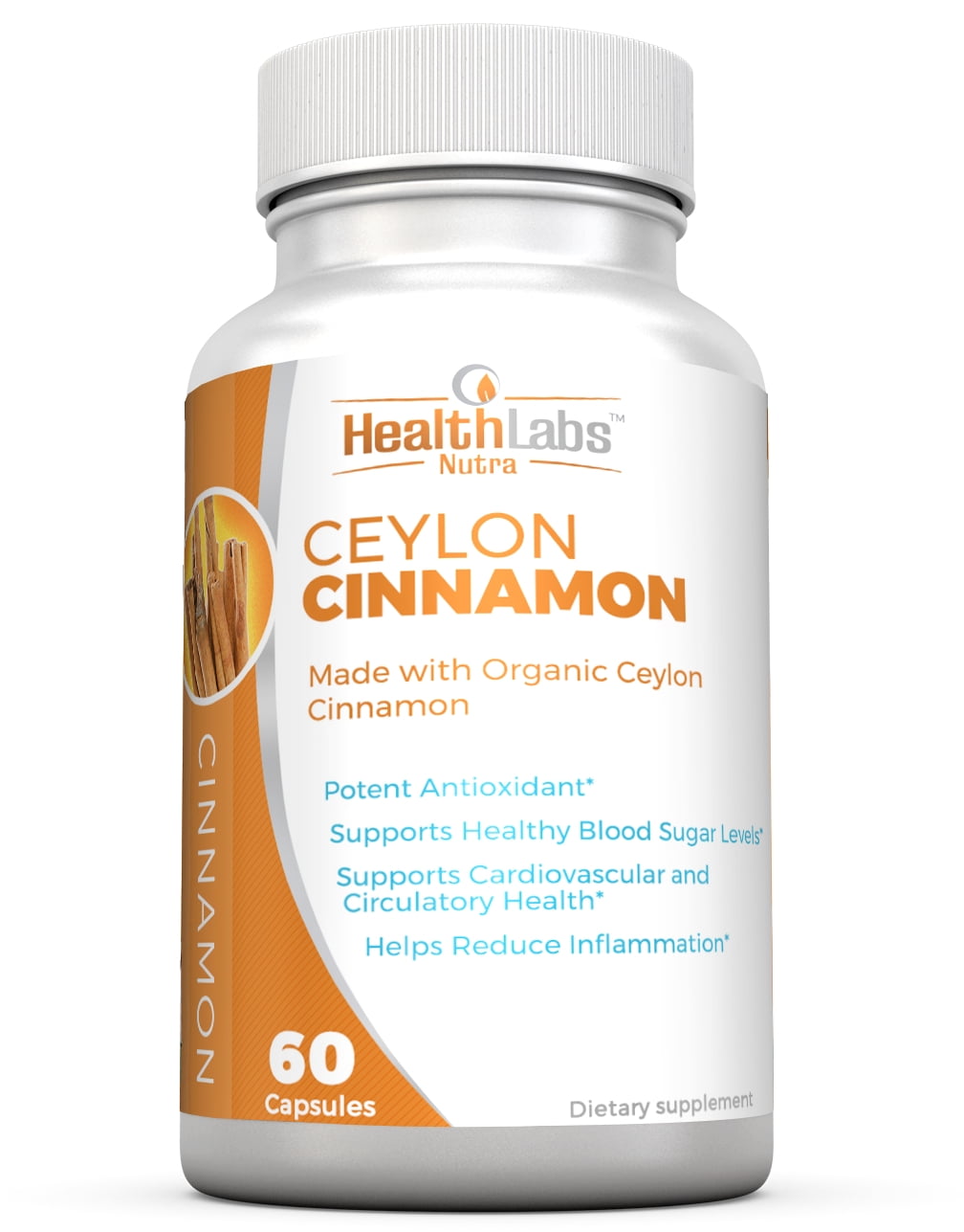 Organic Ceylon Cinnamon Blood Sugar Support, Reduce Inflammation and
