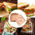 thumbnail image 3 of Sandwich Containers, Sandwich Containers for Lunch Boxes Plastic Toast Shape Food Storage Sandwich Box with Lid, BPA Free and Reusable, Microwave Safe, 3 of 5