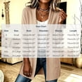 thumbnail image 4 of Szhihuiw Lightweight Cardigans for Women Collared Long Sleeve Fall Tops with Pockets Business Casual Oversized Cardigans Fashion Clothing, 4 of 6