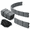 Gray-40, variant on Black 40-Pack Plastic Faux Stone Garden Border Edging, 32ft Total Length, 4 Inch Tall