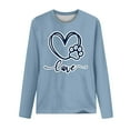 thumbnail image 3 of Neewe Women's Long-Sleeve Crew-Neck Cute T-Shirt Classic-Fit Shirt Soft Breathable Casual Tee Basic Tops, 3 of 4