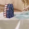 thumbnail image 3 of HELLHERO American Flag Design Iron Case Storage (11.8x6.69x5.5 In) Zipper Closure Lightweight Travel Bag, Bag Only, 3 of 6