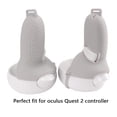 thumbnail image 1 of VR Handle Cover Silicone VR Glass Cover Half Handle Cover Silicone VR Controller Accessory Replacement for Oculus Quest 2, Grey, 1 of 9
