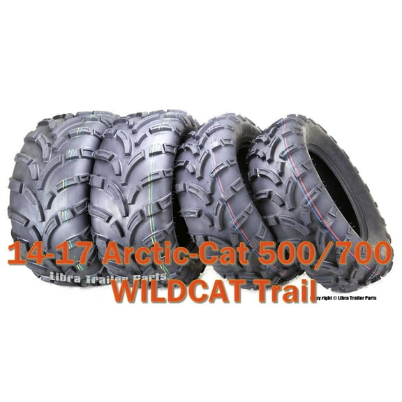 14-17 Arctic-Cat 500/700 WILDCAT Trail ATV Tire Set WANDA 25x8-12 25x10-12 lite Mud