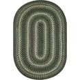 thumbnail image 3 of Homespice Manchester Black and Tan Living Room Rug 8x10' Oval, Ideal Primitive Rugs for Living Room, 3 of 9