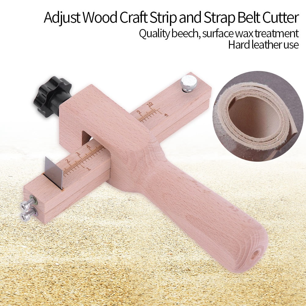 Greensen Strap Cutter Tool,Wood Belt Cutter,Adjustable Wooden Strip and