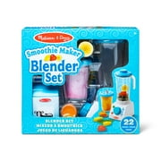 Melissa & Doug Wooden Smoothie Maker Blender 22-Piece Play Food Set