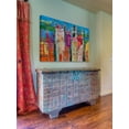 thumbnail image 4 of "City Skyline 6" Painting Print on Wrapped Canvas, 4 of 7