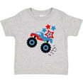 thumbnail image 3 of Inktastic Patriotic Monster Truck with Red and Blue Stars Boys or Girls Baby T-Shirt, 3 of 5
