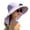 Purple, variant on Sun Hats for Women Uv Protection Solar Powered Fan Hat with Digital Display Outdoor Wide Brim Sun Hat