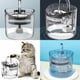 thumbnail image 4 of Dispensador de agua para mascotas, circulación automática, dispensador de agua para gatos, suministros inteligentes para mascotas Rojo Verde, 4 of 5