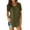 Army Green, variant on Women's Cotton V Neck T-Shirt Short Sleeve Solid Color Tee Casual Fit Tee Breathable Summer Fashion Tops with Curved Hem and Relaxed Fit Wine XXL