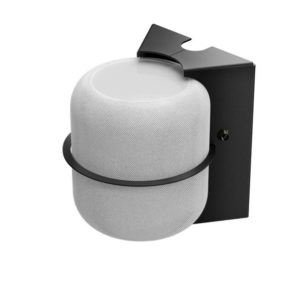 RackSolutions Secure HomeBase Wall Mount for Apple HomePod - Secure, Lockable Mount with Cable Management