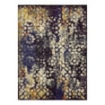 thumbnail image 3 of Unique Loom Vita Collection Area Rug - Pollock (9' x 12' 2" Rectangle Navy Blue/Blue), 3 of 7
