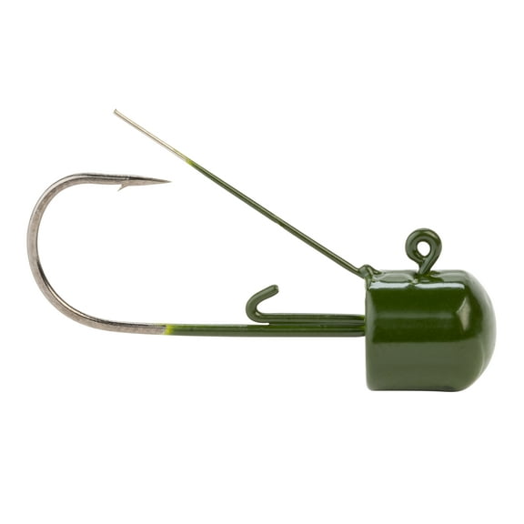 Weedless Mushroom Head Jig - Watermelon - 1/4 oz