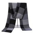 thumbnail image 2 of Bufanda de hombre de invierno cálida a cuadros gruesa de punto de negocios de cachemira bufanda gruesa bufanda de moda, 2 of 6