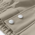 thumbnail image 3 of Jackets for Men Casual Loose Stand Collar Waterproof Jacket with Pockets Side Hand Hoodless Outwear Fashion Stylish Lightweight Windbreaker, 3 of 7