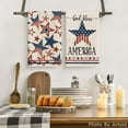 thumbnail image 3 of American Flag Stars 4th of July Kitchen Towels Dish Towels, 18x26 Inch God Bless America Decoration Hand Towels Set of 2, 3 of 6