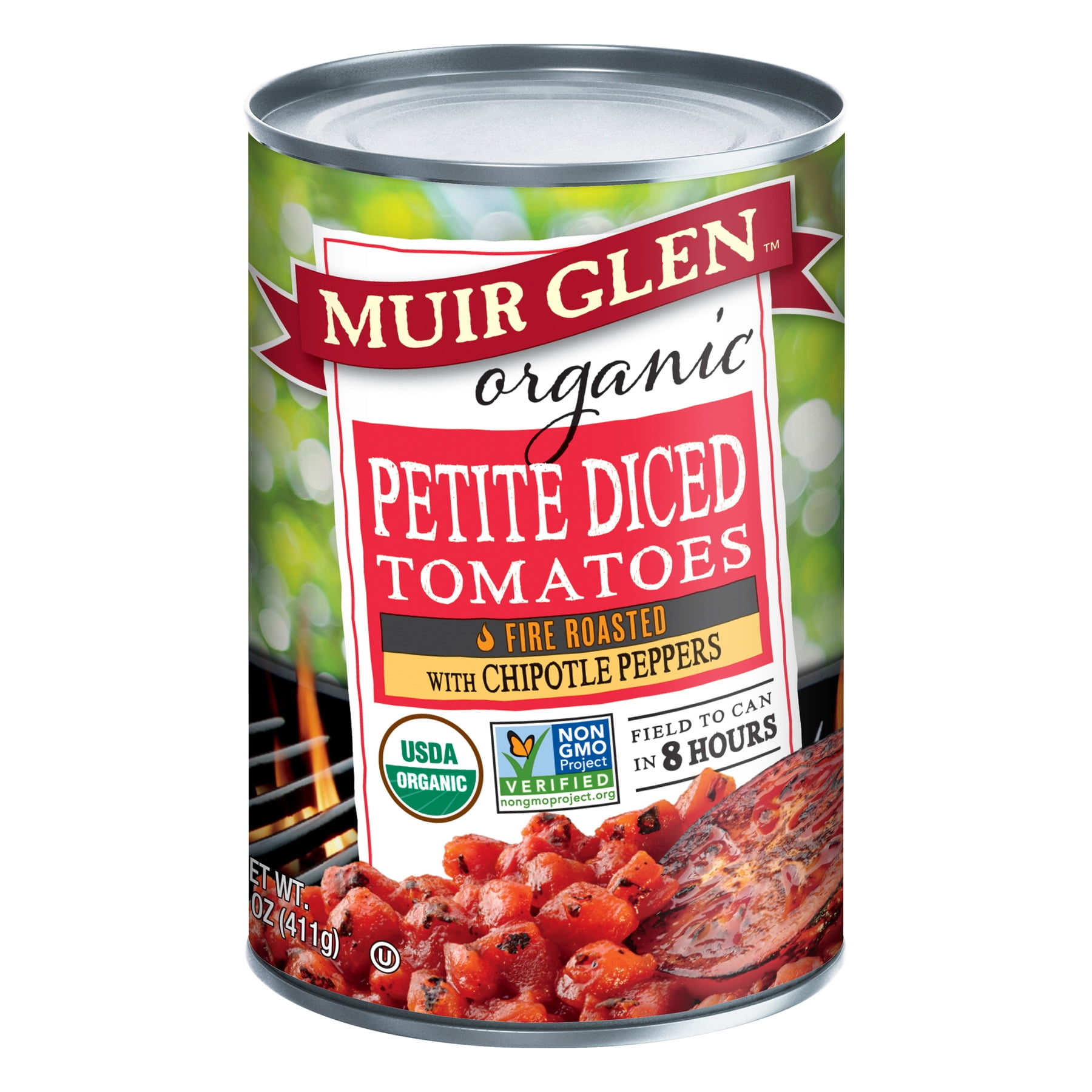 Muir Glen Organic Diced Fire Roasted Tomatoes, 14.5 oz