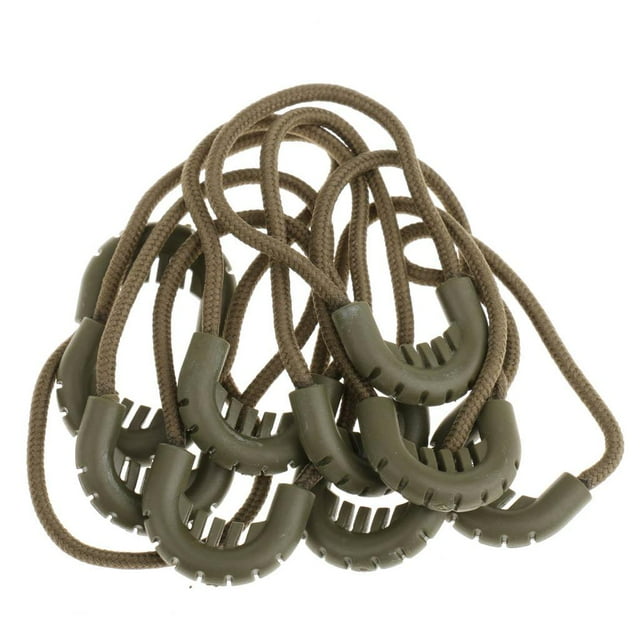 10x Cord Rope Ends Lock Zip Slider For Clothing/