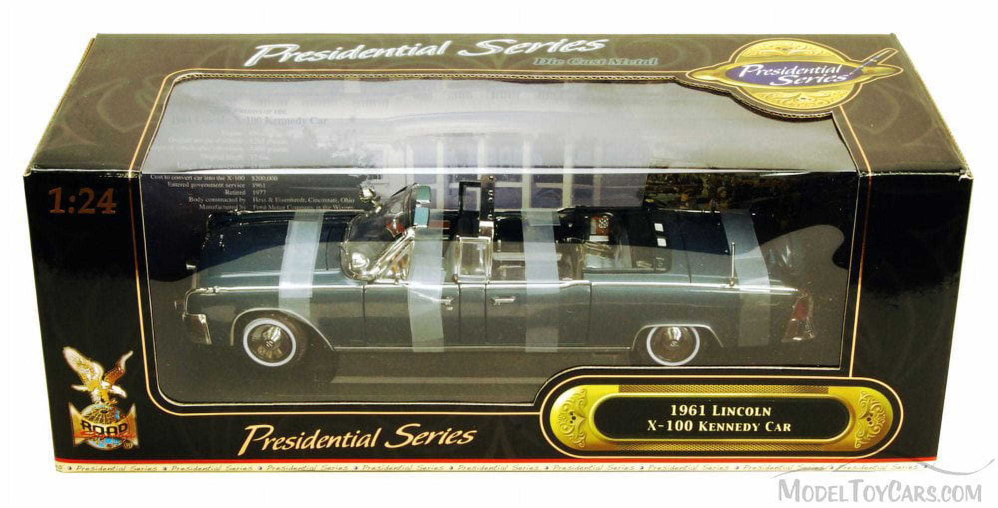 1961 Lincoln X100 Kennedy Limousine, Dark Blue - Road 1961 Lincoln X100 Kennedy Limousine, Dark Blue - Road