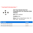 thumbnail image 2 of Auto Trans Dipstick Tube Seal - Compatible with 1991 Chevy V2500 Suburban, 2 of 2