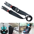 thumbnail image 2 of Sangle à 2 Points Bande Universelle de Fixation de Siège Interface ISOFIX/loquet Sangle de Connexion Réglable Ceinture de Sécurité pour Voiture Enfant, 2 of 4