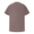 thumbnail image 7 of DPTALR George Women's Oversized Loose Fit Graphic T-Shirts,Summer Casual Short Sleeve Tops,Brown,Size L, 7 of 7