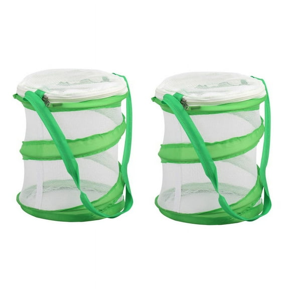 2X Small Praying Mantis Stick Insect Butterfly Pop-Up Cage Housing Enclosure